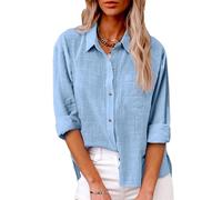 Women's Long Sleeve V-Neck Chiffon Blouses Tops Button Down Slim Shirts Tunics Ladies 2024 Summer Tops