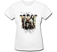 Women's Maze Runner &Pound&OrdmThe Scorch Triais T Shirts White Manches Courtes(Small)