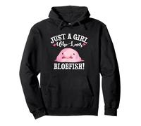 Womens Meme Just A Girl Who Loves Blobfish Lover Sweat à Capuche