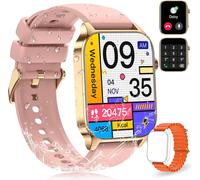 Women's Men's Smart Watch With Bluetooth Calls Waterproof Ip68 With Heart Rate Monitor Spo2 Sleep Calories 100+ Sports Modes Pedometer Watch Connect For Android Ios