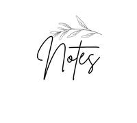 Women's Notebook: Women's 50 page plant notebook
