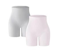 Womens Panties 2 Pack Womens Shorts Anti Chafing Long Briefs Underwear Seamless Panties Women's Boy Shorts for Under Dresses Boxer Shorts Leggings