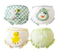 Womens Panties Baby Girl Ruffle Bloomer Briefs Panties Infants Toddlers Cute Floral Underwear Baby Girls Frilly Knickers Undies Bloomers Cotton Ruffled Underpants Nappy