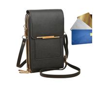 Women's Phone Bag Compact Touch Window Organizer Shoulder Handbag Case