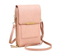 Women's Phone Bag Compact Touch Window Organizer Shoulder Handbag Case