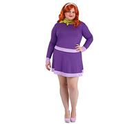 Women's Plus Size Scooby Doo Daphne Fancy Dress Costume 4X