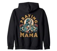 Womens Praying Mama for Christian Religious Mothers and Mom Sweat à Capuche