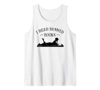 Womens Retro Vintage I Read Banned Books Literature Lover Débardeur