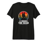 Womens Retro Vintage This is Why I Choose The Bear T-Shirt Haut de Gamme