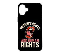 Women's Rights are Human Rights Féminist Coque pour iPhone 16 Plus