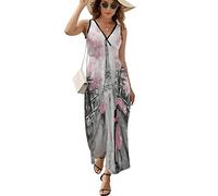 Women'S Robe évasée Paris Tour Eiffel avec demi-manches, Multi1., S
