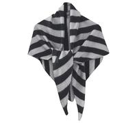 Women's Shawl Knit Triangle Scarf Cozy Solid Color Wrap Soft Neck Warmer Blanket Shoulder Top Sweater Petit Châle Enveloppant Décoration De Col Flase Chemise Féminine (Grey-B, One Size)