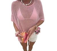 Women's Sheer Mesh Poncho - Lightweight See-Through Bolero Cover-Up for Beach & Summer Nights