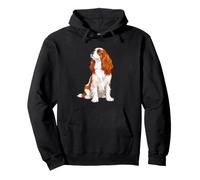 Womens Sitting Blenheim Cavalier King Charles Spaniel Lover Sweat à Capuche