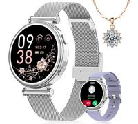 Women's Smart Watch, 1.27 Inch Hd Smartwatch With Call Function Feminine/Sleep/Spo2, 120+ Sports Modes, Ip68 Ip68 Android Ios Gift Argento