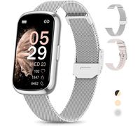 Women's Smart Watch, 1.47 Inch Smart Bracelet, 24 Sports 24h Heart Rate Spo2 Sleep Function Female Ip68 Waterproof Smartwatch Pedometer Activity Trackers For Android Ios Silver