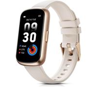 Women's Smart Watch, 1.47 Inch Smart Bracelet With 24 Sports Modes/3atm Waterproof/Heart Rate/Spo2/Sleep/Pedometer, Small Wrist Smartwatch For Android Ios, Stellar/Rose Gold