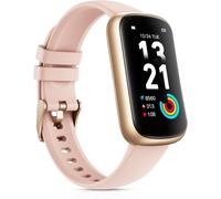 Women's Smart Watch, 1.47 Inch Sports Watch With Heart Rate Monitor/Oximeter/Sleep/Pedometer Activity Trackers, Notification/Waterproof 3atm Smart Bracelet For Android Ios, Pink