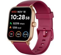 Women's Smart Watch [Alexa Built-In/Bluetooth Call], 1.8 Inch Smartwatch Sleep Monitor/Spo2/Heart Rate Pedometer Watch With 100 Sports Calories Waterproof Ip68 For Android Ios Red