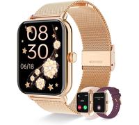 Women's Smart Watch With Bluetooth Call 3 Bracelets 1.8 Inch Smartwatch For Ios Android Smart Watch 110+ Sports Modes Pedometer Heart Rate Sleep Female Function