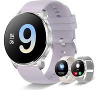 Women's Smart Watch With Bluetooth Calling, 1.32 Inch Smartwatch With Female Heart Rate Sleep Pedometer Spo2 Blood Pressure Waterproof Sport Watch For Android Ios Silver
