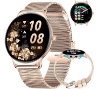 Women's Smart Watch With Bluetooth Calling, 1.43 Inch Hd Amoled Smartwatch, Customised Dial, 120+ Sports Modes, Pedometer, Calories, Ip68 Waterproof Android Ios