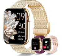 Women's Smart Watch With Bluetooth Calling, 1.85 Inch Smartwatch With Heart Rate, Sleep Monitor, Pedometer, 100+ Sports Modes, Fitness Smart Watch For Android Ios