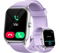 Women's Smart Watch With Bluetooth Calling, Alexa Integrated 1.8 Inch Smartwatch Heart Rate Monitor Sleep 100 Sports Pedometer Calories Waterproof Ip68 For Android Ios