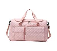 Women's Sports Tote Bag, Large Capacity Overnight Duffel with Widened Shoulder Strap, Wet and Dry Separation for Towels and Clothes, Travel Accessory (17.32x7.87x16.54 inches)