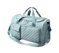Women's Sports Tote Bag, Overnight Duffel, 17.32x7.87x16.54 inches Large Capacity Travel Luggage Accessory with Wet and Dry Separation for Towels, Clothes, Gym, and Weekend Trips