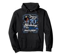 Womens Stepping Into My 70th Birthday With Grace & Faith Sweat à Capuche