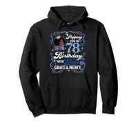 Womens Stepping Into My 78th Birthday With Grace & Faith Sweat à Capuche