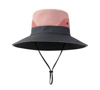 Womens Sun Hat - Windproof Adjustable Drawstring Headgear Breathable UPF 50 Sun Protection Hat for Women Summer Outdoor Work Travel Vacation Hiking Fishing Pool Gardening 14,57x14,57x3,94 Inch