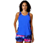 Women's Two Piece Tankini Swimsuit Set with Tummy Control Modest Beachwear Featuring Tank Top and Shorts for Vacation