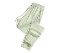 Women's Ultra Stretch Ice Silk Comfort Casual Pants - Ice Silk Pants, Comfortable High-Waisted Active Trousers (Light Green - Jogger,10x)
