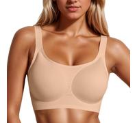 Women's Underwired Bra Comfortable Non-Wired Support with Wide Straps and Full Coverage for Women, Perfect for Everyday Use and Large Cup Sizes, Gray, XXL(Beige,XXL)
