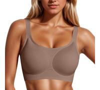 Women's Underwired Bra Comfortable Non-Wired Support with Wide Straps and Full Coverage for Women, Perfect for Everyday Use and Large Cup Sizes, Gray, XXL(Gray,XXL)