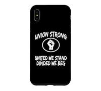 Womens Union Strong United We Stand Divided Beg Union Rep Coque pour iPhone XS Max
