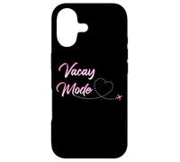 Women's Vacay Mode Travel & Vacation Cute Graphic Quote Coque pour iPhone 17