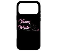 Women's Vacay Mode Travel & Vacation Cute Graphic Quote Coque pour iPhone 17 Pro Max