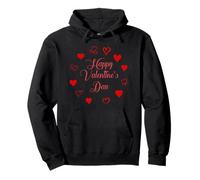 Womens Valentine's Day Love Heart Printed Casual Graphic Art Sweat à Capuche