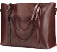 Women's Vintage 3-Way Genuine Leather Tote Shoulder Bag Handbag Fashion Handbag Messenger Bag.[I673]