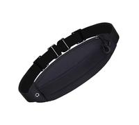 Women's Waist Bag, Sports Phone Waist Pack, Adjustable Waterproof Belt Pouch, Lightweight Secure Fit, Reflective Design, Black, Perfect for Running, Hiking, Camping, and Travel