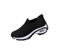 Womens Walking Sock Sneakers for Women-Lightweight Slip-on Sports Shoes for Work, Gym, Travel (Black,39)