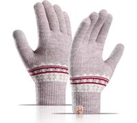 Women's Warm Winter Touch Gloves, Women's Warm Knitted Elastic Wool Gloves For Women Outdoor Warm Cotton Gloves For Work, Running, Cycling And Skiing - One Size"".[J767]