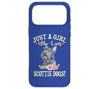 Womens Watercolor Just A Girl Who Loves Scottie Dogs Lover Coque pour iPhone 17 Pro Max