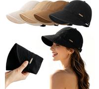 Women's Wide Brim Sun Visor Hat，D