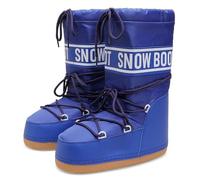 Women's Winter Skiing Fur Duck Boots Waterproof Non-Slip Mid Calf Ankle Booties With Removable Insoles For Snow Hiking(Blue1,40)