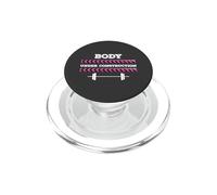 Womens Workout Body Under Construction PopSockets PopGrip pour MagSafe