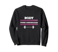 Womens Workout Body Under Construction Sweatshirt